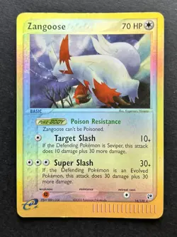 Zangoose 14/100 - EX Sandstorm - Reverse Holo - MP Pokemon TCG - Image 1
