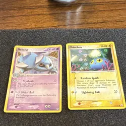 Pokemon TCG EX Hidden Legends Reverse Holo Lot 2 Metang 43/101 Chinchou 57/101 - Image 1