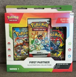 Lot Of 5 Pokemon TCG First Partner Illustration Collection Series 1 New Sealed - Image 1