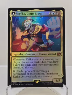 MTG Kefka: Court Mage / Ruler of Ruin (Foil) Final Fantasy Magic The Gathering - Image 1