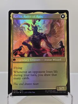 MTG Kefka: Court Mage / Ruler of Ruin (Foil) Final Fantasy Magic The Gathering - Image 2