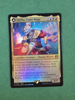 MTG Kefka: Court Mage / Ruler of Ruin (Foil) Final Fantasy Magic The Gathering - Image 3