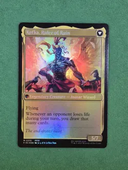 MTG Kefka: Court Mage / Ruler of Ruin (Foil) Final Fantasy Magic The Gathering - Image 4