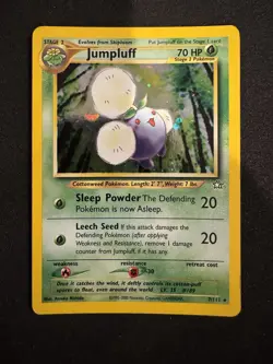 Pokemon TCG Jumpluff Neo Genesis Holo Rare 7/111 - Image 1