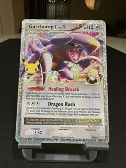 Pokemon TCG Garchomp C LV.X 145/147 Supreme Victors Holo Pokemon SP 2009 HP110 - Image 4