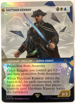 MTG Haytham Kenway (Showcase Foil) Universes Beyond: Assassin's Creed 147 NM - Image 1