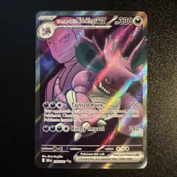 Pokemon TCG Team Rockets Nidoking EX 216/182 Destined Rivals - Image 1