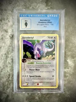 Pokemon Aerodactyl EX Legend Maker Holo Rare #1 CGC 9 Mint - Image 1