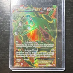Rayquaza EX 123/124 Dragons Exalted Full Art Ultra Rare Holo Pokemon TCG English - Image 1