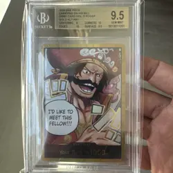 One Piece Gol.D.Roger Gold Don Carrying On His Will Foil Gem Mint BGS 9.5 - Image 1