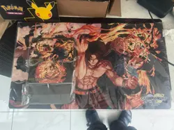One piece Playmat￼Ace Sabo And Luffy 2023 Championship & Storage Box No Promo - Image 1