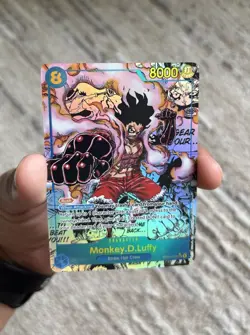 Monkey.D.Luffy (Manga) OP11-118 A Fist of Divine Speed Alt. Art SEC - Image 1