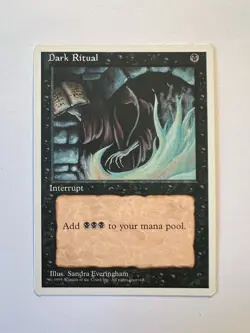 Dark Ritual - MTG Core Set 4th Edition - NM - Image 1