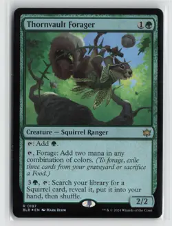 Thornvault Forager 0197 Foil Bloomburrow BLB MTG Magic - Image 1