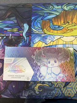 Pokemon TCG Scarlet & Violet Prismatic Evolutions Super-Premium Collection Box - Image 1