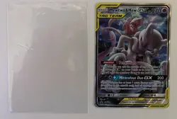 Pokemon TCG Mewtwo & Mew GX Black Star Promo TAG TEAM Holo SM191 Eng 2019 HP270 - Image 4