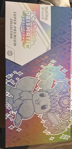 Pokemon TCG Scarlet & Violet Prismatic Evolutions SPC Box Eevee Promo 2024 - Image 1