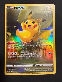 Pikachu Ultra Rare SWSH: Crown Zenith: Galarian Gallery GG30/GG70 NM Pokemon TCG - Image 1