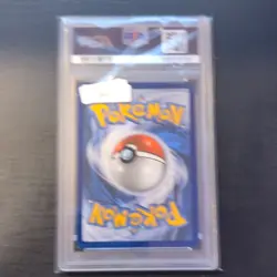 Pokemon TCG 2024 SV08 Surging Sparks Feebas 198/191 PSA 9 IR Holo EN - Image 2