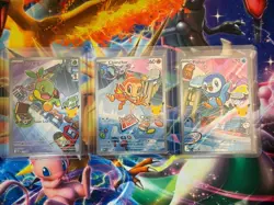 Pokemon TCG First Partner Illustration Collection Promo Set Sinnoh Starters Set - Image 1