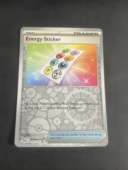 Energy Sticker 159/165 Uncommon 151 Pokemon Reverse Holo Near Mint - Image 1