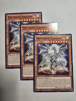 3x Regenesis Dragon 1st Edition Common ALIN-EN015 Yu-Gi-Oh! - Image 1