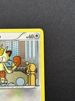 Meowth BW35 Black & White Black Star Promo Regular NM - Image 4
