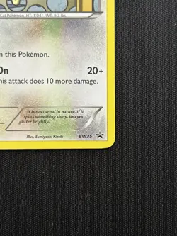 Meowth BW35 Black & White Black Star Promo Regular NM - Image 5
