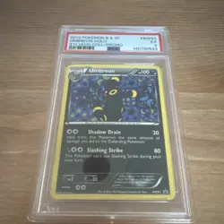 2013 POKEMON BLACK & WHITE UMBREON HOLO PROMO BW93 PSA 5 ENGLISH - Image 2