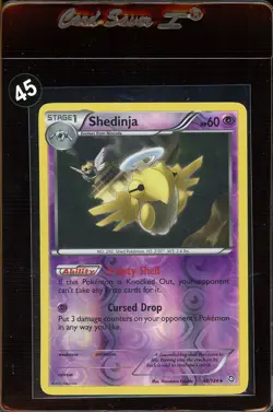 Shedinja Reverse Holo Rare Black & White Dragons Exalted 48/124 NM - Image 1