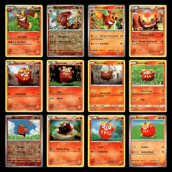 12x Darmanitan Lot Darumaka 21.0 Black White Emerging Powers Pokemon Cards Set - Image 1