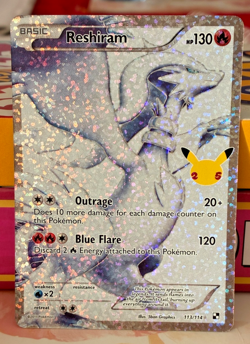 Reshiram Full Art from the 2011 Black & White expansion Holo / Shiny. Excl cond. - Image 1