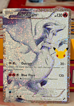 Reshiram Full Art from the 2011 Black & White expansion Holo / Shiny. Excl cond. - Image 2