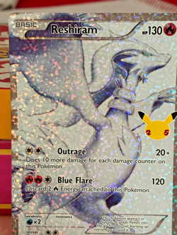 Reshiram Full Art from the 2011 Black & White expansion Holo / Shiny. Excl cond. - Image 4