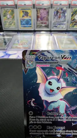Vaporeon VMAX SWSH182 SWSH: Sword & Shield Promo Cards Holo - Image 2