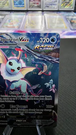 Vaporeon VMAX SWSH182 SWSH: Sword & Shield Promo Cards Holo - Image 3
