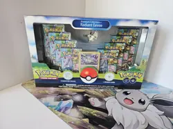Pokemon Radiant Eevee Premium Collection Box 8 Booster Packs Promo Card English - Image 1