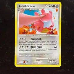 Lickilicky 33/127 Pokemon Platinum Regular Rare Card MP - Image 1