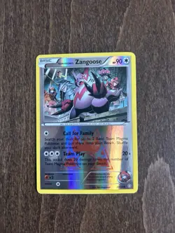 Pokemon Card Team Magma's Zangoose Double Crisis Reverse Holo 22/34 Near Mint - Image 1