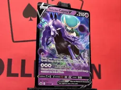 Shadow Rider Calyrex V 074/198 Ultra Rare Chilling Reign Holo Pokemon Card - Image 4