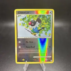Chatot 74/130 Reverse Holo Diamond & Pearl Base Set Pokemon Card NM -j - Image 1