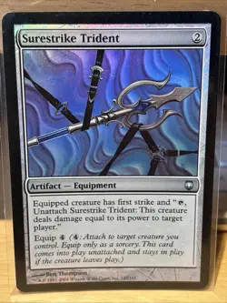 Surestrike Trident Foil NM Darksteel - Image 1