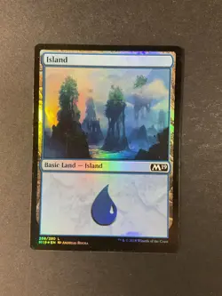 Island - 268 - Foil - Core Set 2019 - Magic the Gathering - MTG - Image 1