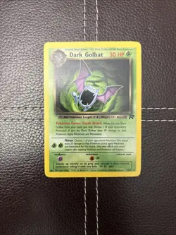 Pokemon TCG - Dark Golbat - 24/82 - Unlimited Team Rocket - LP Rare (2000) - Image 1