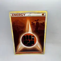 Fighting Energy 120/123 Common HeartGold & SoulSilver Pokemon Lightly Played - Image 1