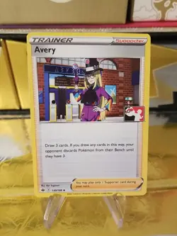 Avery Pokemon Prize Pack Series 1 Promo Pokemon Card NM/LP - Image 1