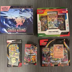 Sealed Pokemon Lot - Chaos Rising ETB/Booster Bundle/Blisters & 1st Partner - Image 1