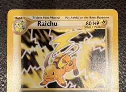 Raichu - 21/64 Neo Revelation Rare Pokemon - NM/LP - Image 4