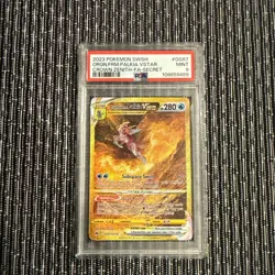 POKEMON SWORD & SHIELD CROWN ZENITH FULL ART/ORIGIN FORME PALKIA VSTAR PSA 9 - Image 1
