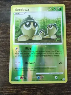 Seedot 97/130 Diamond & Pearl Base Set Pokemon Reverse Holo - Image 1
